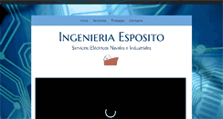 Desktop Screenshot of ingenieriaesposito.com