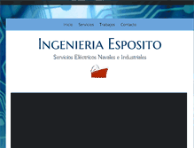 Tablet Screenshot of ingenieriaesposito.com